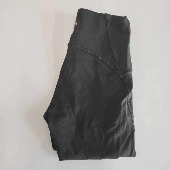 Lululemon Train Times Women's Crop Pants 17" Olive - Size 4 - Picture 4 of 6